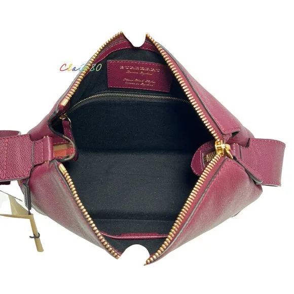 Burberry Helmsley House Check & Leather Cross Body Bag - Picture 7 of 9